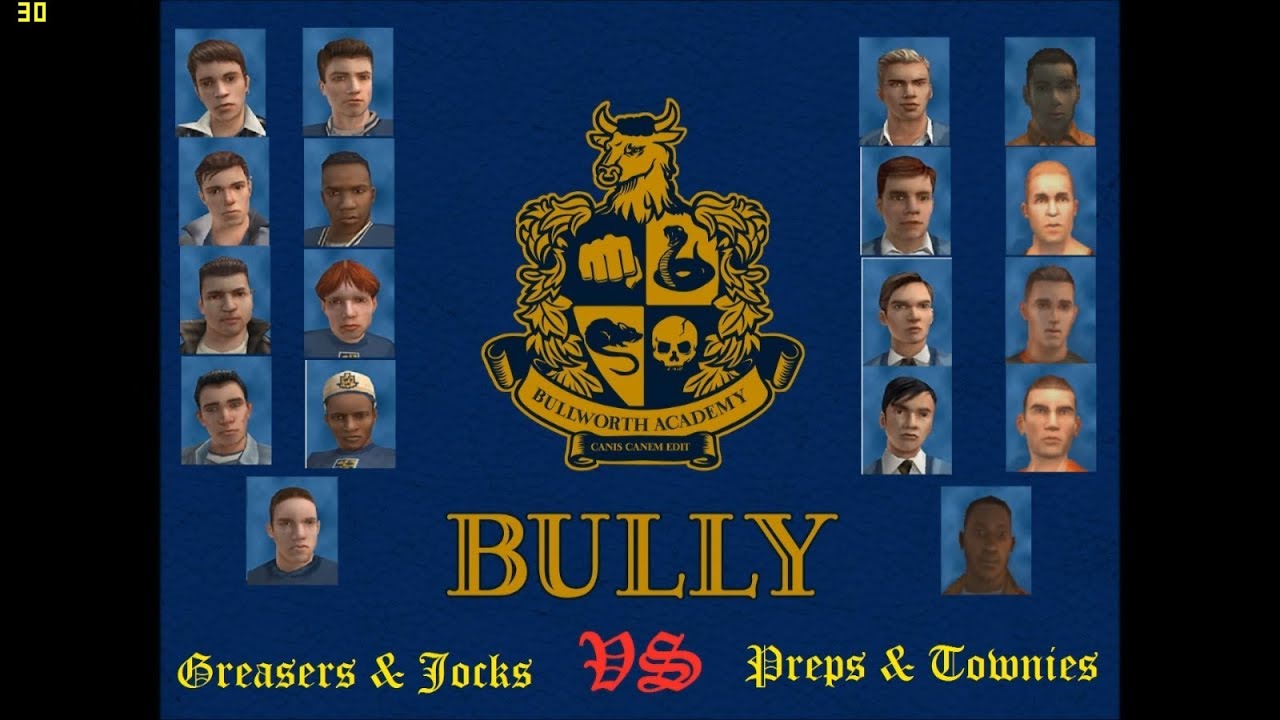 Bully SE: Greasers & Jocks vs Preps & Townies (Mixed Team - Band Wars) (Full HD)