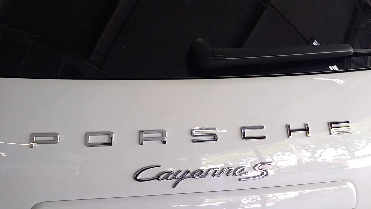 Localização de número do motor Porsche Cayenne S V8 2012