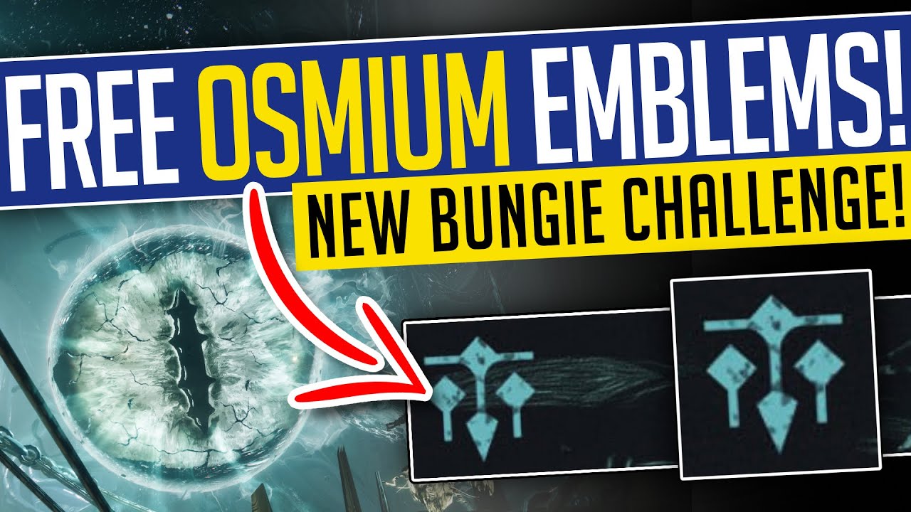 FREE OSMIUM EMBLEMS! Exploring Act 3, Court of Blades Challenge & Emblem Giveaway! | Destiny 2