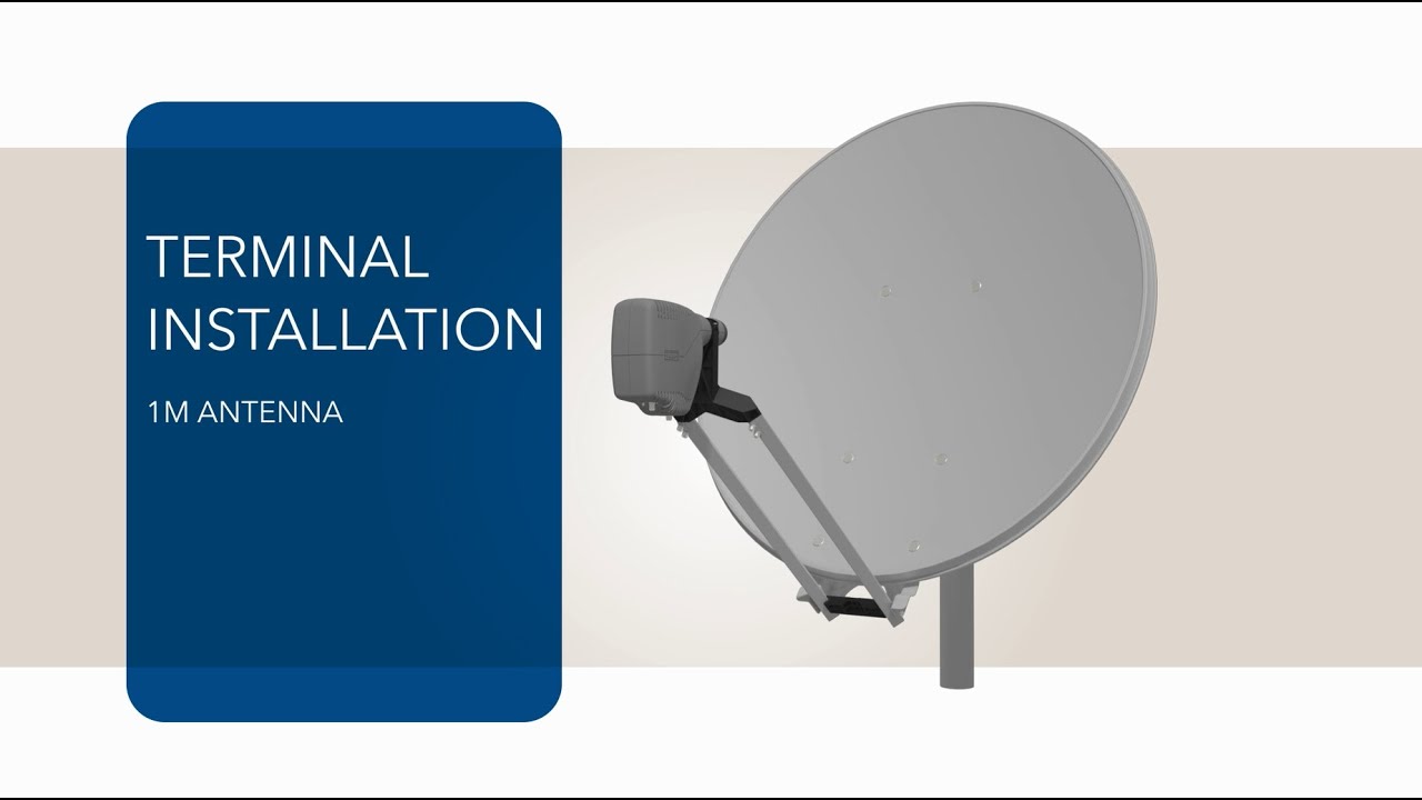 VSAT Terminal Tutorial - 1m Antenna and MDM2200 IP Satellite Modem Installation - Sat3Play