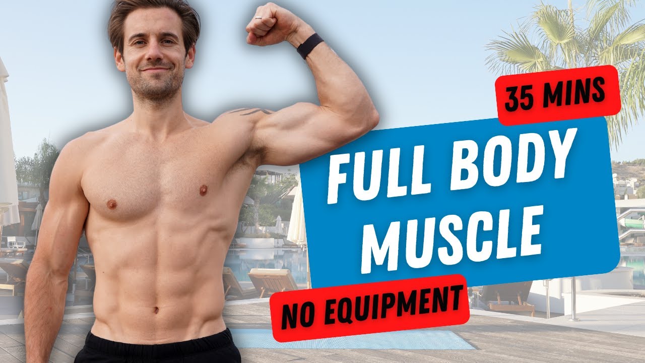 35 Min Low Impact STRENGTH HIIT | Full Body Muscle | No Equipment