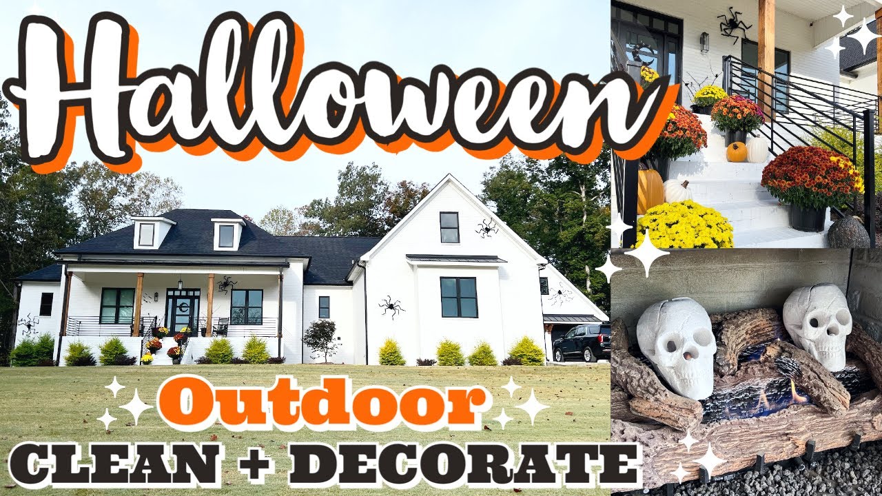 SPOOKY DEEP CLEAN + DECORATE FOR HALLOWEEN 2022 | COZY FALL CLEAN WITH ME| HALLOWEEN DECOR 2022