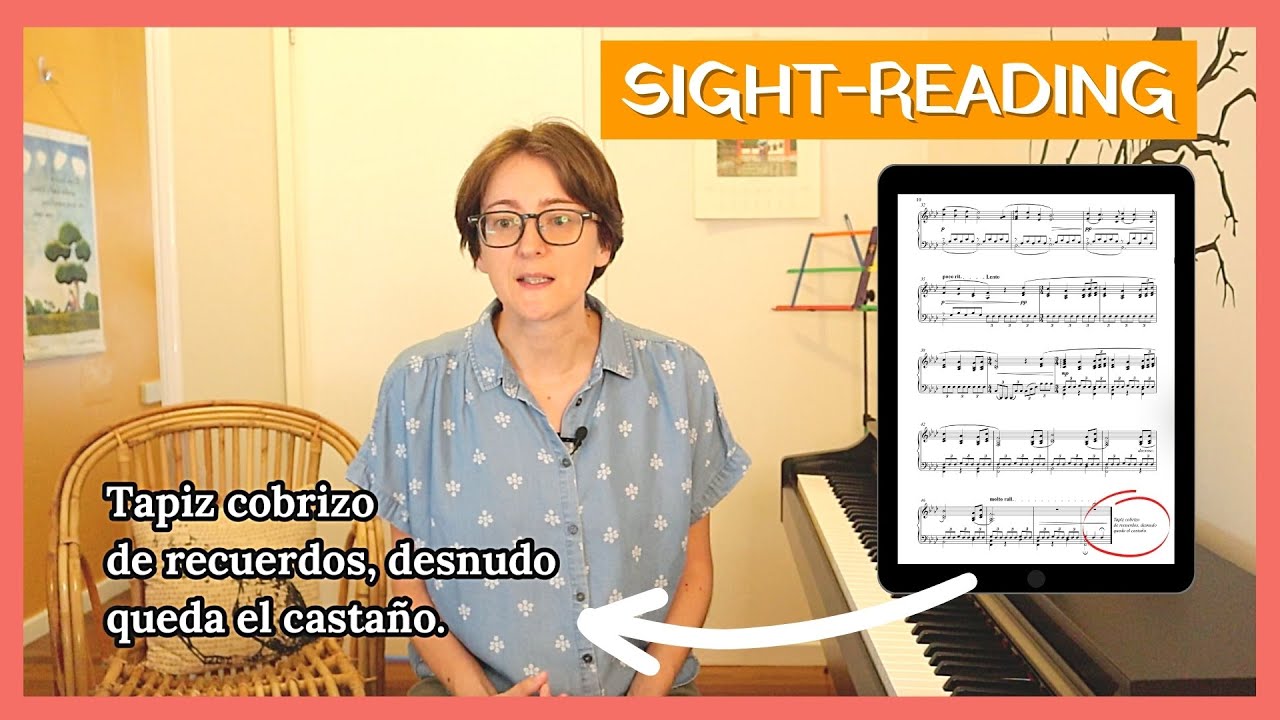 Sight-Reading a Piece Based on a Spanish Haiku by Enrique Lacarcel