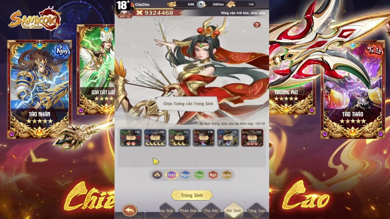 Samkok Tam Quốc -  NGÀY 5 GIA NÔ BA HỌ 19 SAO UP XONG GIỀN LUÔN, CÓ NÊN ĐẦU TƯ THỜI TRANG LỮ BỐ #5