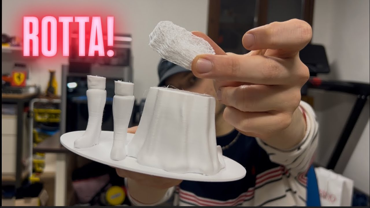 HO ROTTO LA MIA STAMPANTE 3D!