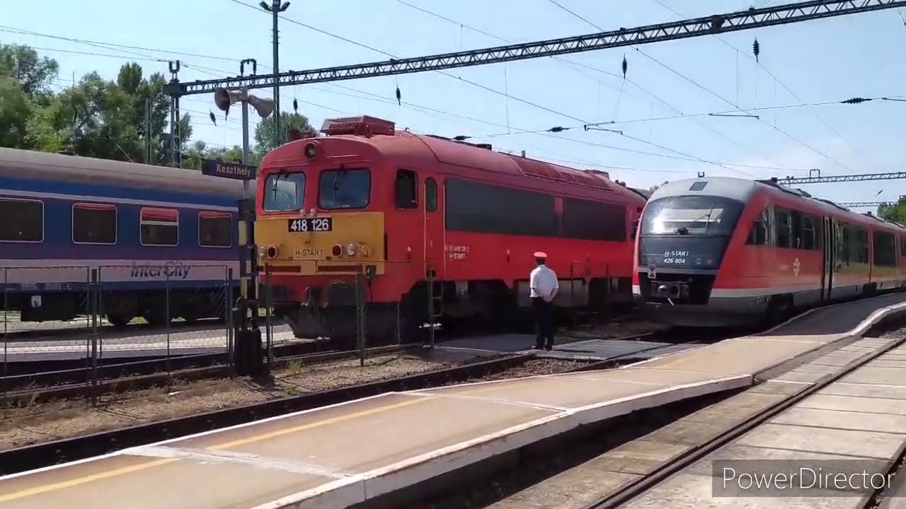 [HD] Vonatok Keszthelyen/ Trains at Keszthely 2020.