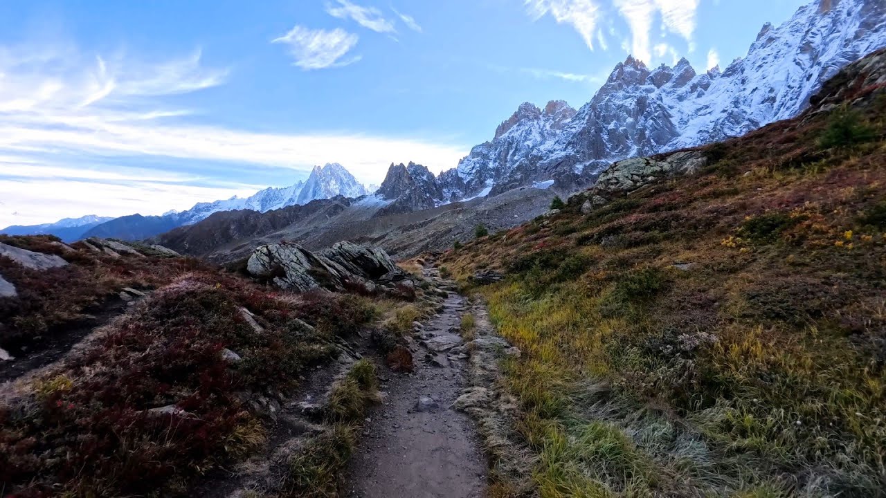 Grand Balcon Nord Trail - Plan de l'Aiguille to Montenvers | 4K [Long Version + Raw Sound]
