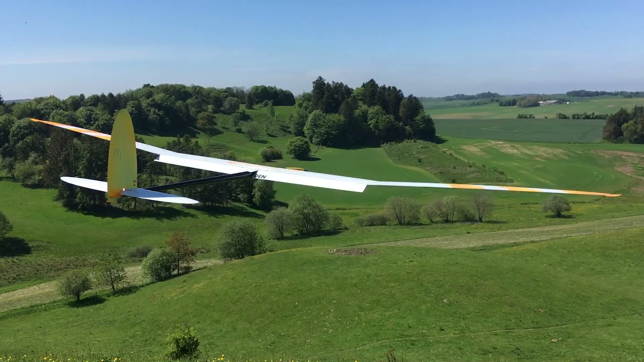 Slope flying, and landing