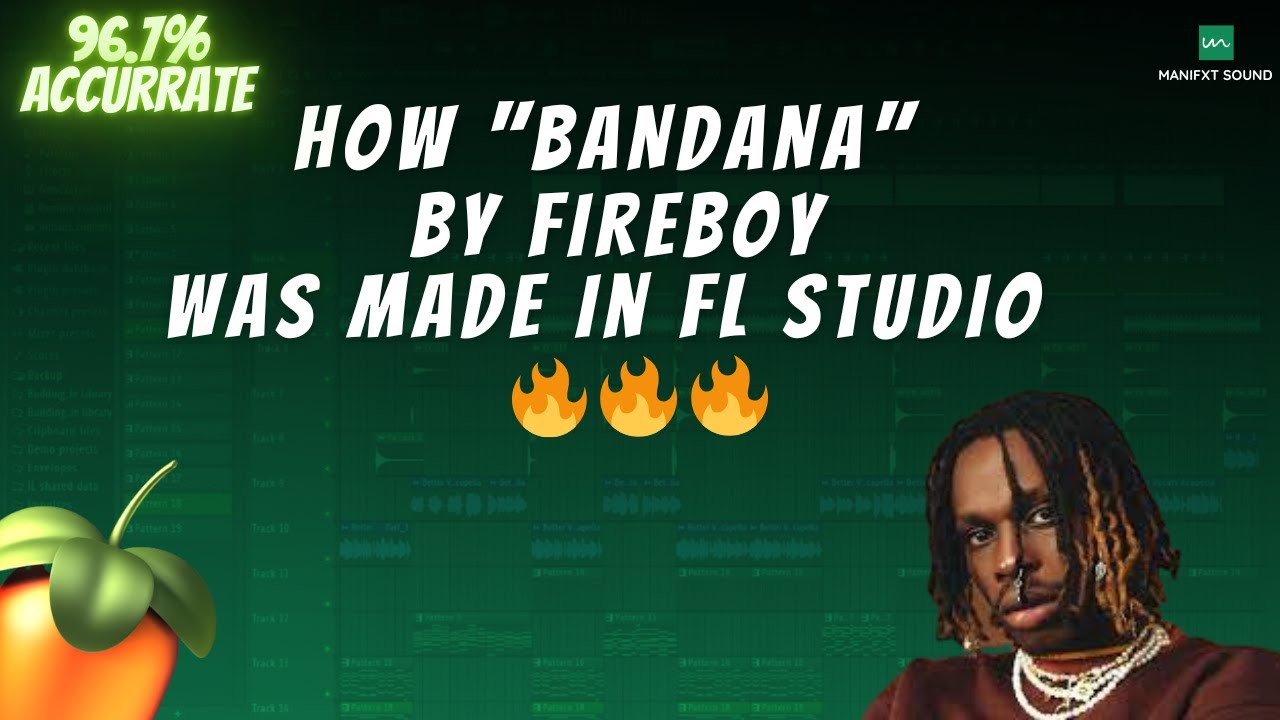 Fireboy DML & Asake - Bandana | FL Studio Beat Remake - Afrobeats Instrumental 2022
