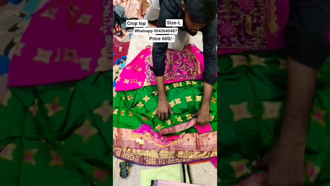 crop top size - L price 600/- whatsapp 9043640487