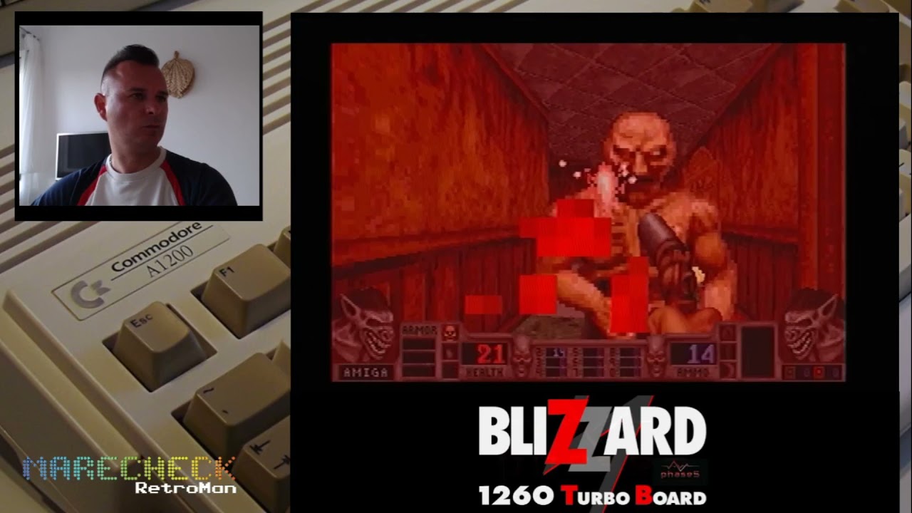 Amiga port - Blood (beta version) without commentary.