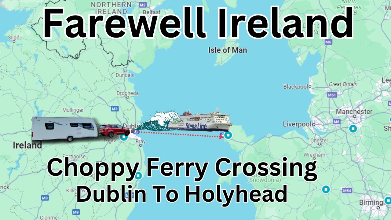 A Choppy FERRY CROSSING From Dublin To Holyhead 🤢