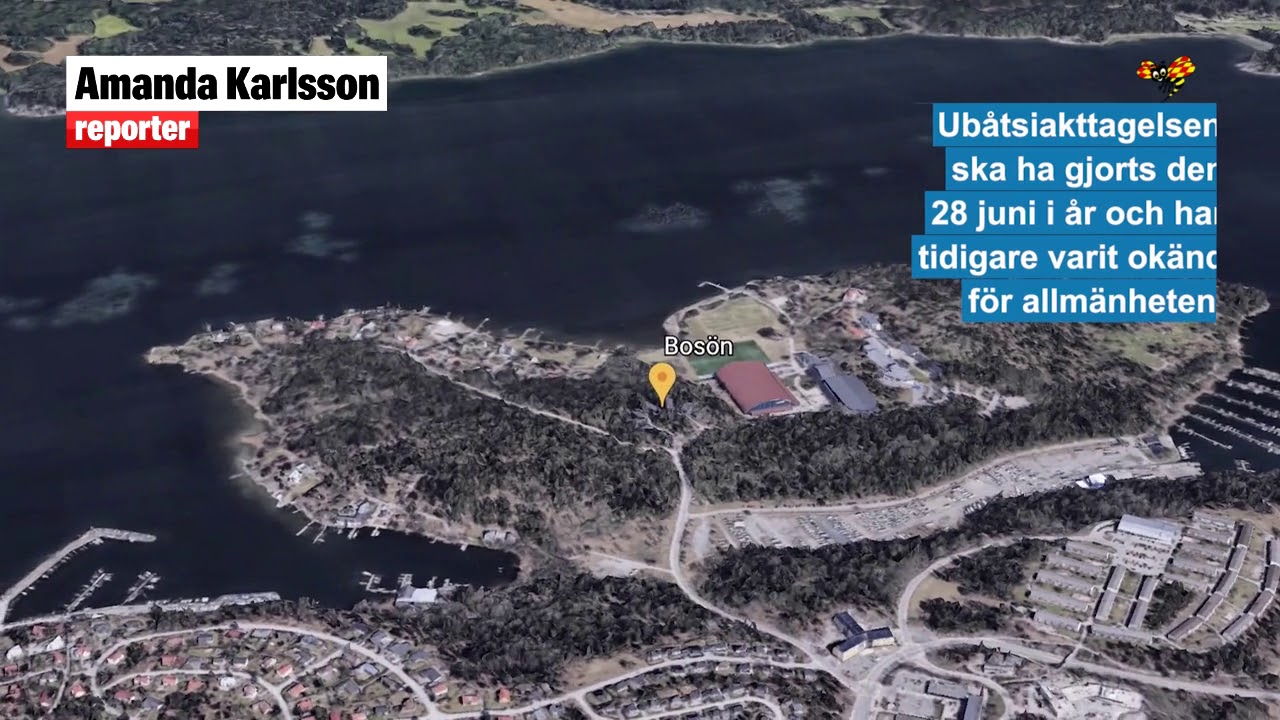 Mobilfilm visar misstänkt ubåt utanför Stockholm