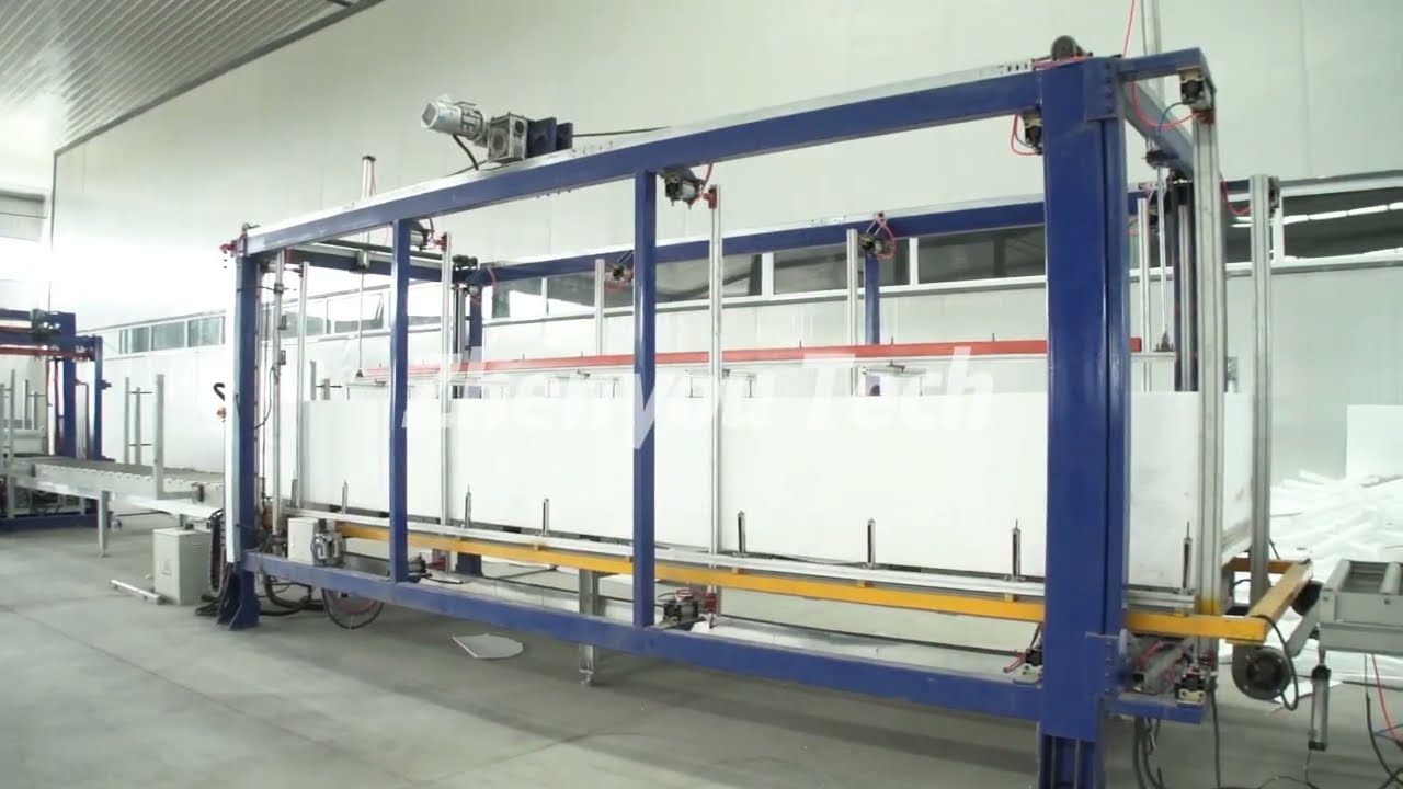 EPS Block Production Line Process Demonstration, EPS Block Molding Machine Factory, EPS Machine Line