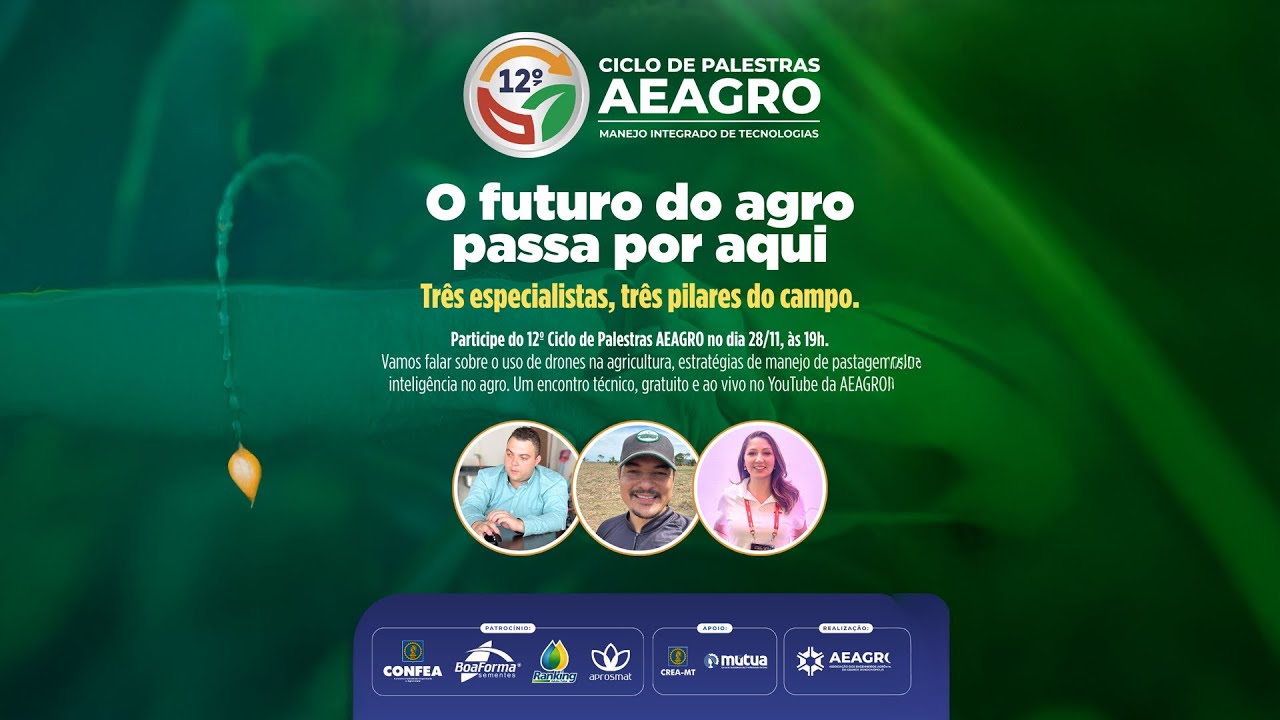 12° CICLO DE PALESTRAS AEAGRO