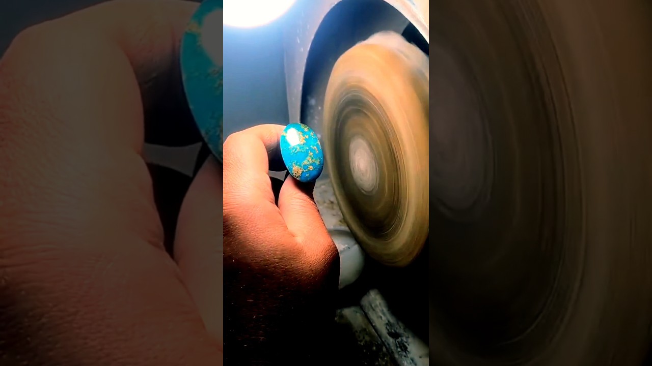 How is turquoise stone extracted and cut? #shorts #youtubeshorts