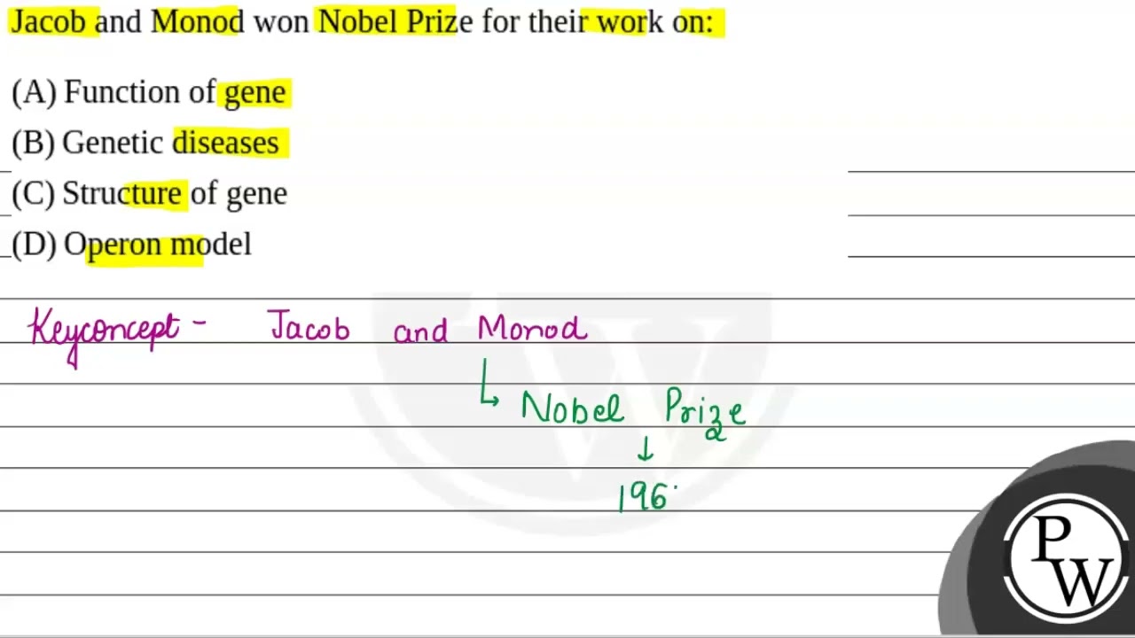 Jacob and Monod won Nobel Prize for their work on:....