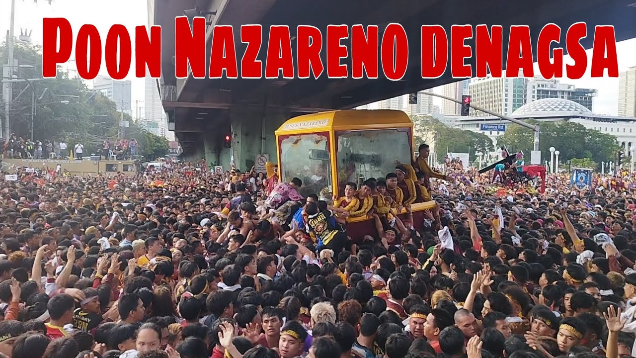 Pista poon Nazareno umalon sa ilalim ng LRT 1 taft ave. 