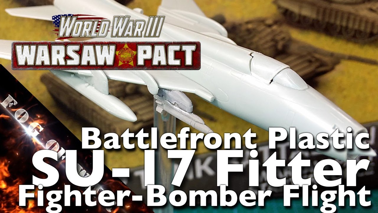 Review | BF SU-17 Fitter Fighter-Bomber Flight (1/144) - TSBX28 | Warsaw Pact - WWIII: Team Yankee