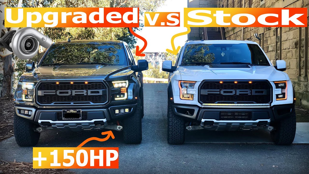 Усовершенствованный Raptor против стандартного Raptor: гонки на ускорение и гонки с места!!