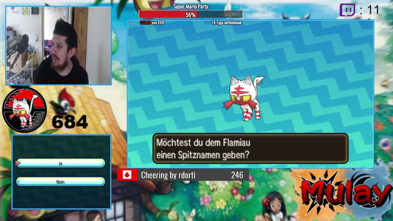 POK&Eacute;MON ULTRAMOND: Shiny Flamiau [Twitchmitschnitt]