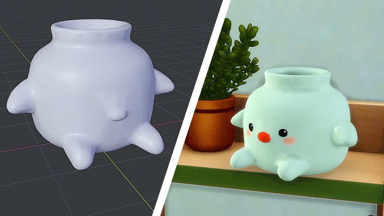 Let's Create CC! - Cute Jar/Pot | Sims 4