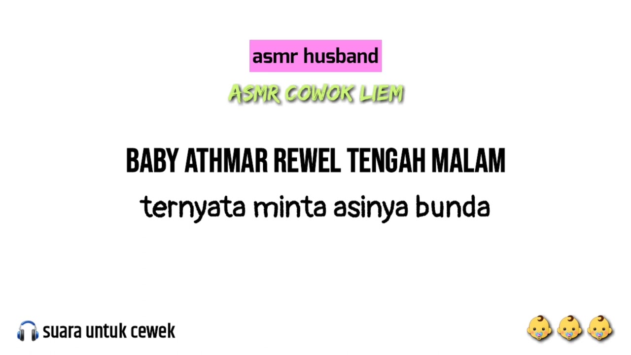Baby Athmar Rewel | asmr bayi nangis | asmr husband with baby | asmr suami punya anak cowok