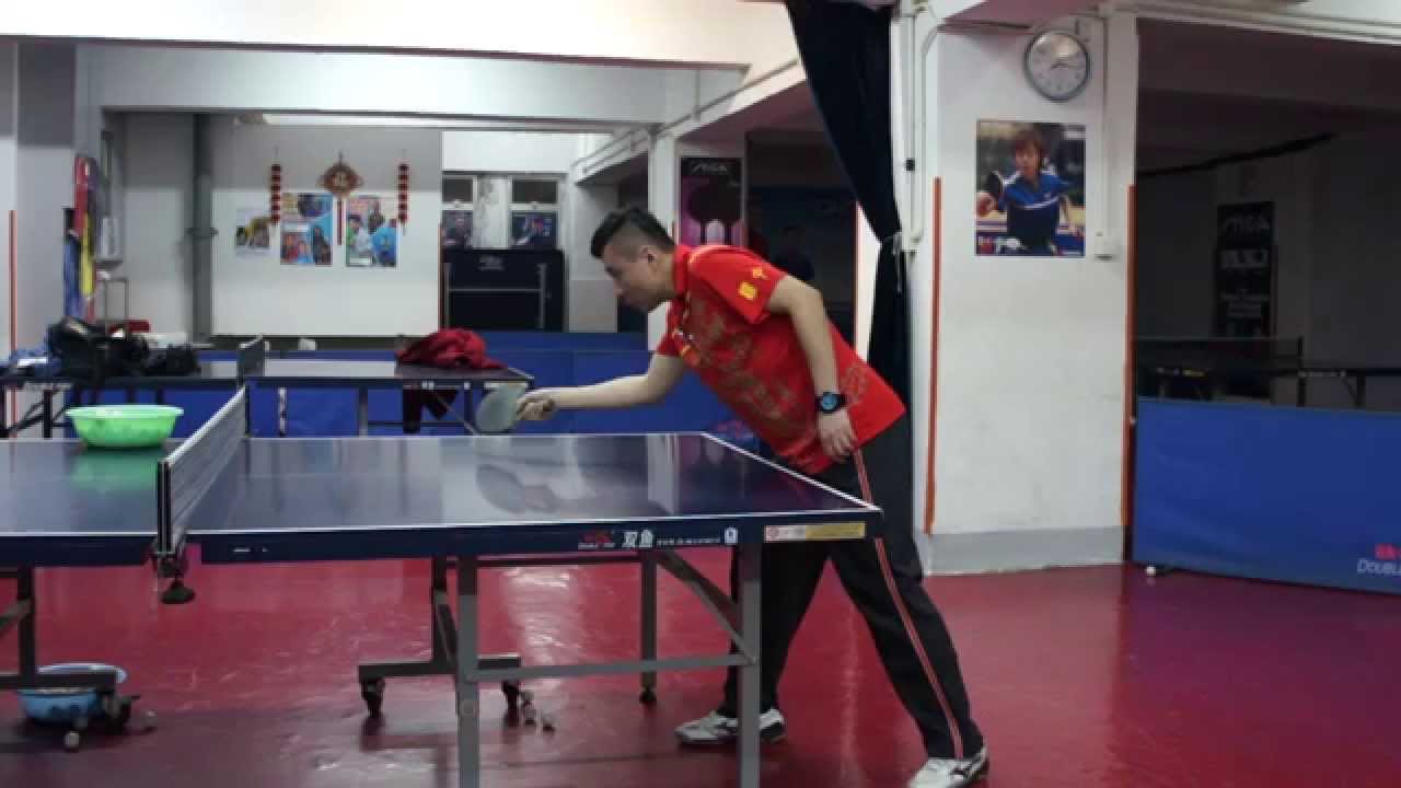 前國家省隊 楊光教練 正手挑下旋球教學 Coach Yang Guang Flick against backspin tutorial