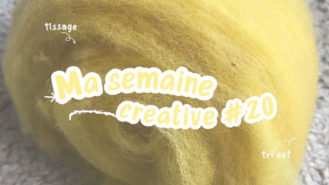 Ma semaine créative 21 : du jaune avec des fleurs 💛