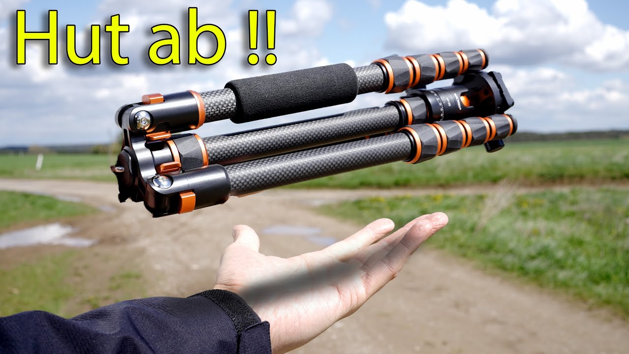Neues Mini Carbon Stativ von K&F Concept mit nur 1KG !!!!!!