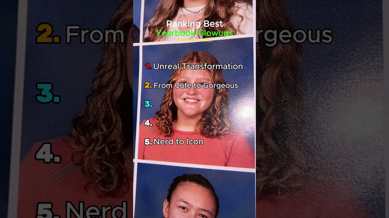 Ranking best Yearbook Glowups