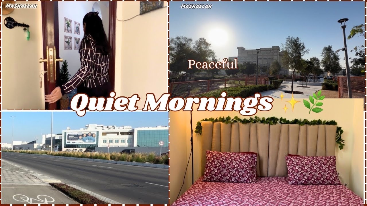 I Found Peace in Quiet Mornings ✨| My Calm Routine 🌿🇦🇪
