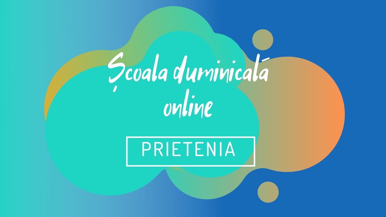 Școala Duminicală Online I Episodul 10 I Prietenia I David & Ionatan I Speranța Kids