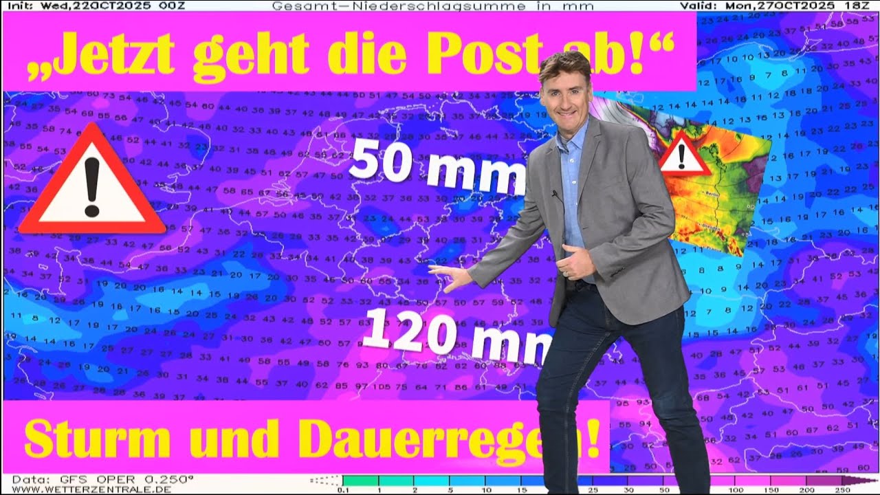 Vollgas: Sturm- und Orkanwarnung! Sturmflut möglich. Dann Schnee bis 800 m! Anfang November 20 °C?