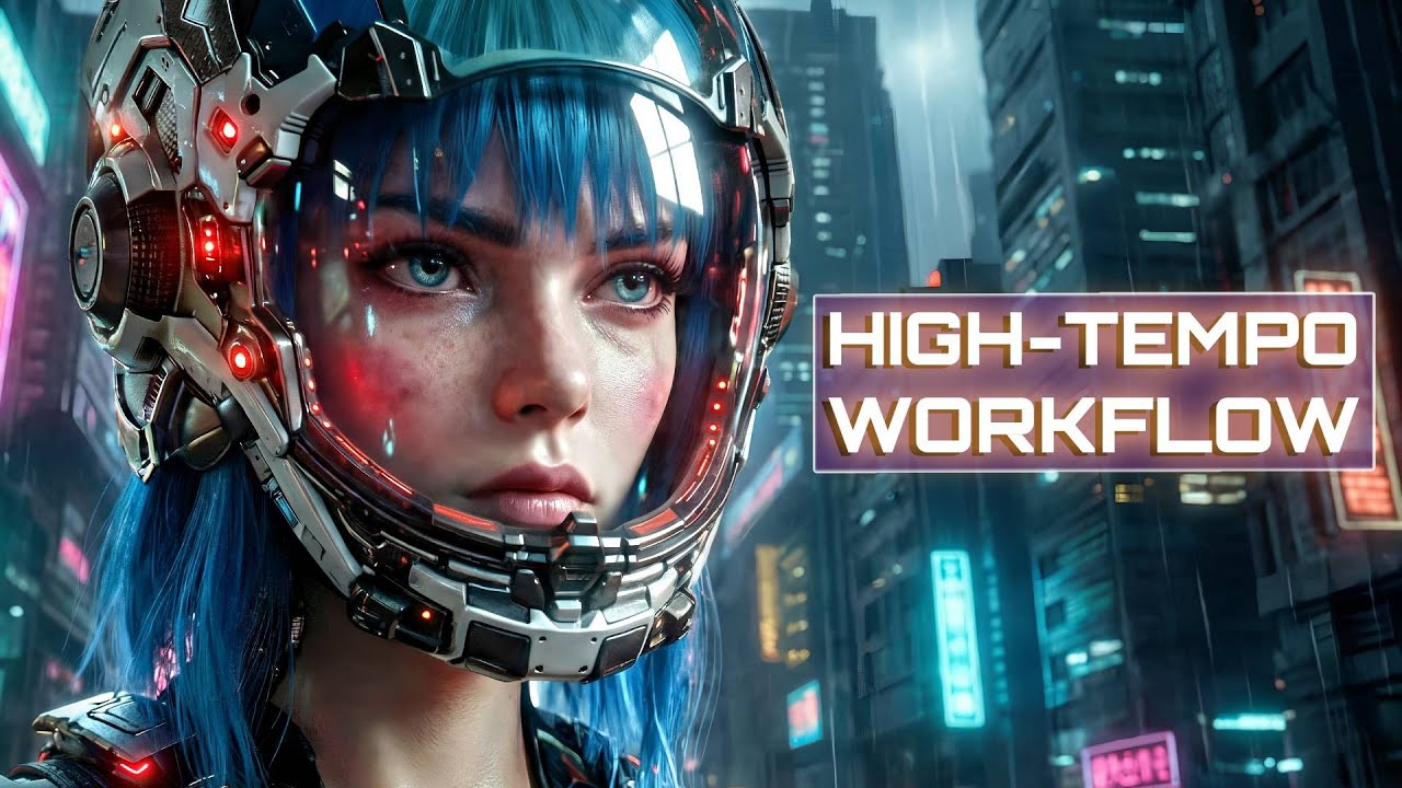 Megacity Descent | High-Energy Synthwave for Focus and Productivity