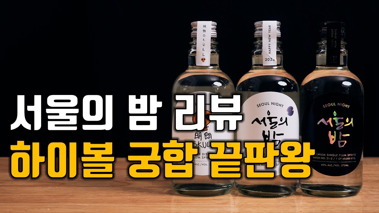 이 술로 꼭 하이볼 만들어 보세요! / 가성비 좋은 한국 진 '서울의 밤' 리뷰 / 서울의 밤 맛있게 마시는 방법