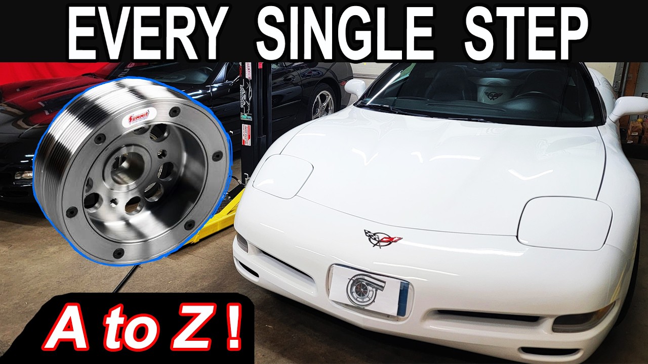 How to Replace a C5 Corvette Harmonic Balancer! (Every Single Step A-Z)