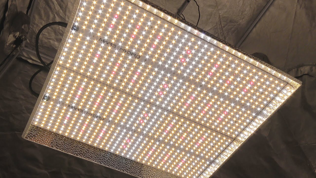MARS HYDRO TS3000 LED GROW LIGHT UNBOXING AND PAR TEST!