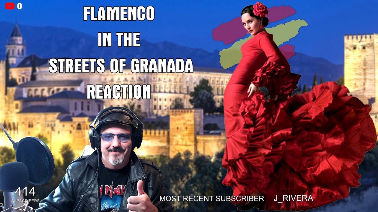 💃REACTION TO FLAMENCO IN THE STREETS OF GRANADA💃