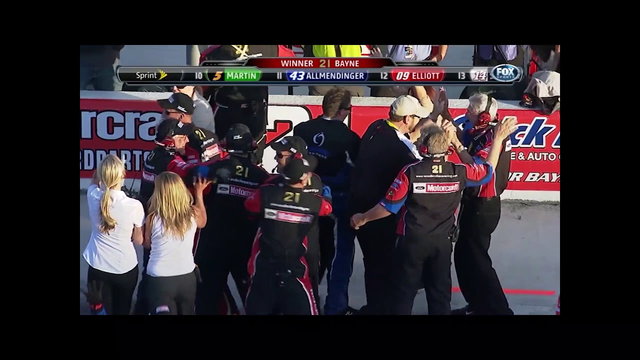 All Trevor Bayne's Cup Series Wins