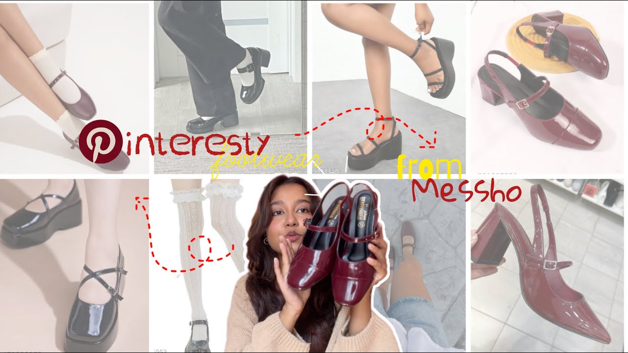 Meesho aesthetic Footwear haul 😍Pinteresty core🌸🌼|*Affortable*, Ballerina shoe etc| @Meesho 
