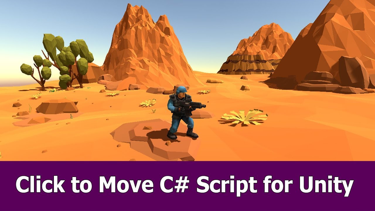 Click to Move Unity C# Script