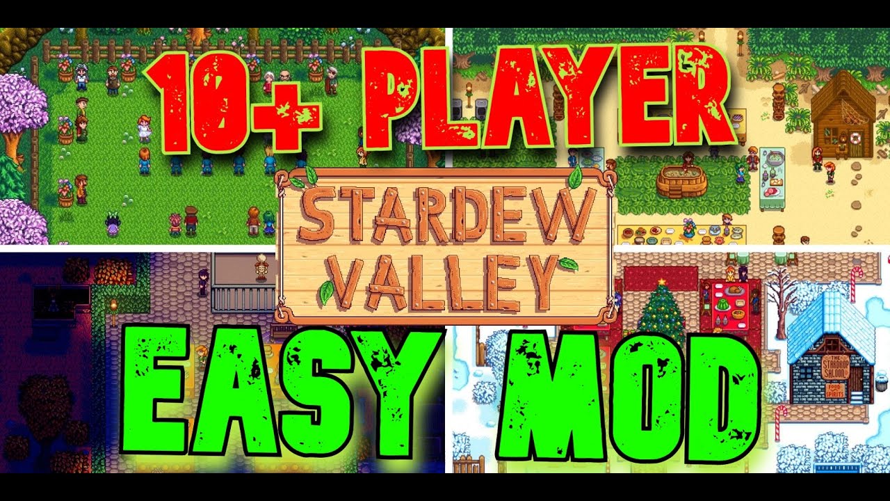 8 PLAYER Stardew Valley MOD Tutorial