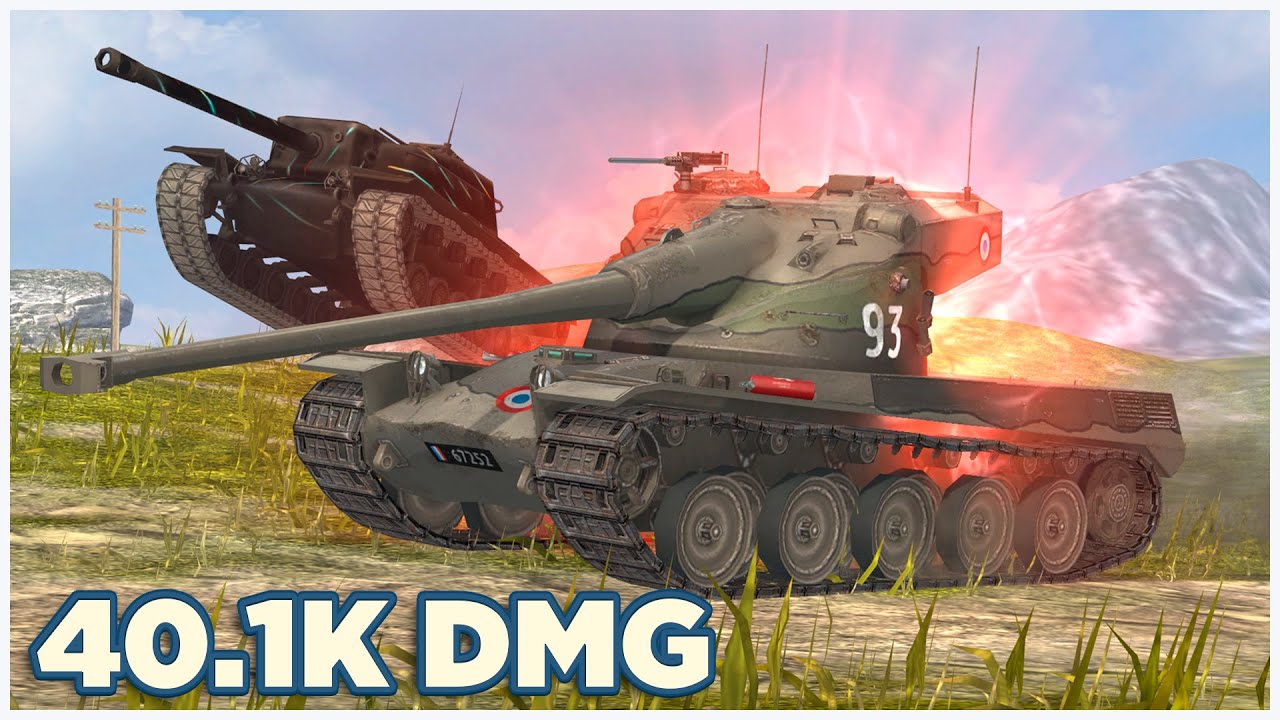 AMX 50 B • 40.1К УРОНА • Big Boss WoT Blitz