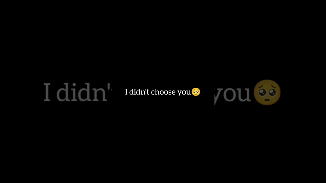 I didn't choose you 🥺||Falak Tak chal sath mere song status video 