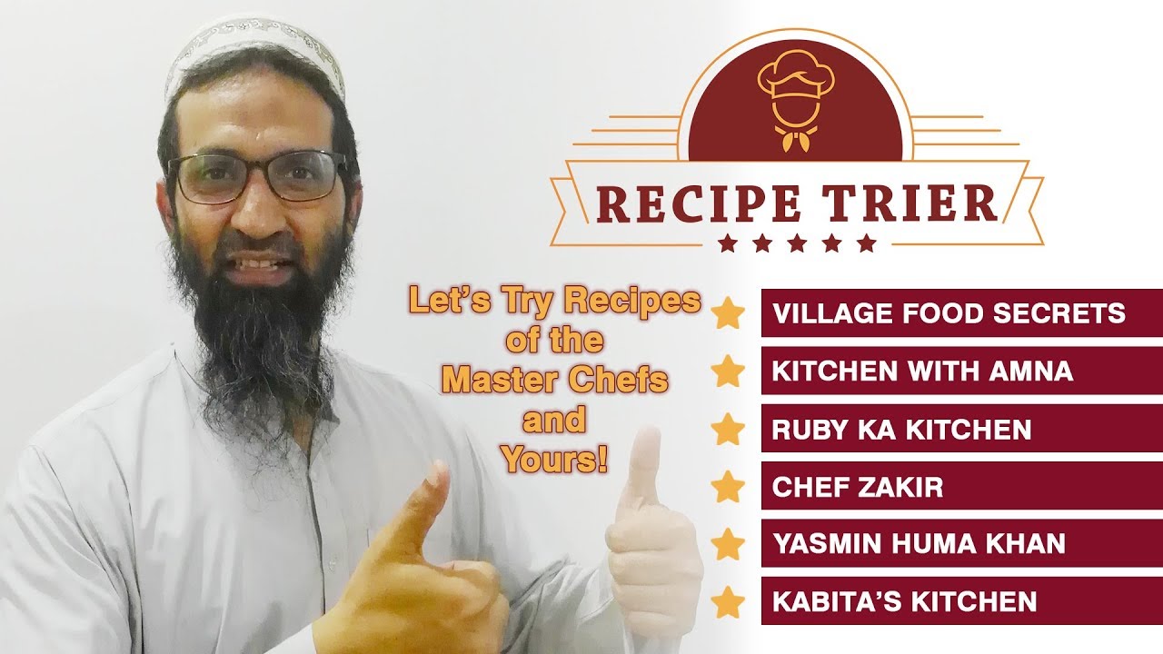 Recipe Trier Intro - Try cooking food with us as we try the Master Chefs
