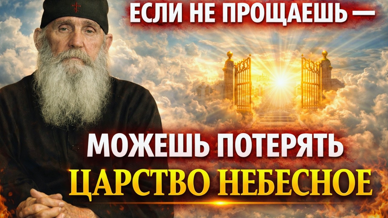 Если не прощаешь — можешь потерять Царство Небесное.  Архимандрит Ефрем Аризонский