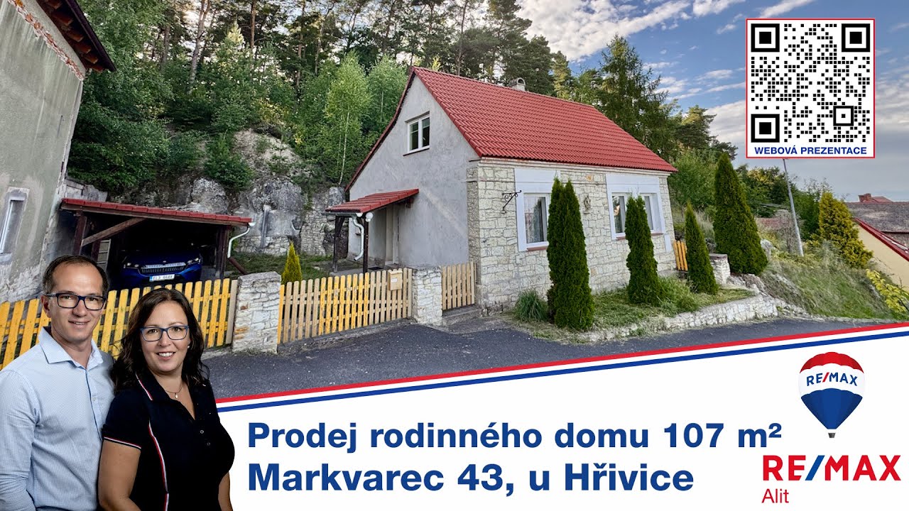 Prodej domu 107 m², pozemek 507 m² v Markvarci u Hřivice, RE/MAX Alit, Iveta Bydžovská