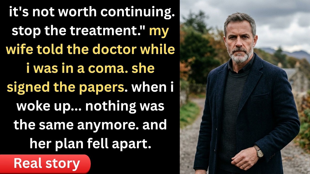 My Wife Told the Doctor to Stop My Treatment While I Was in a Coma… She Never Expected Me to Wake Up