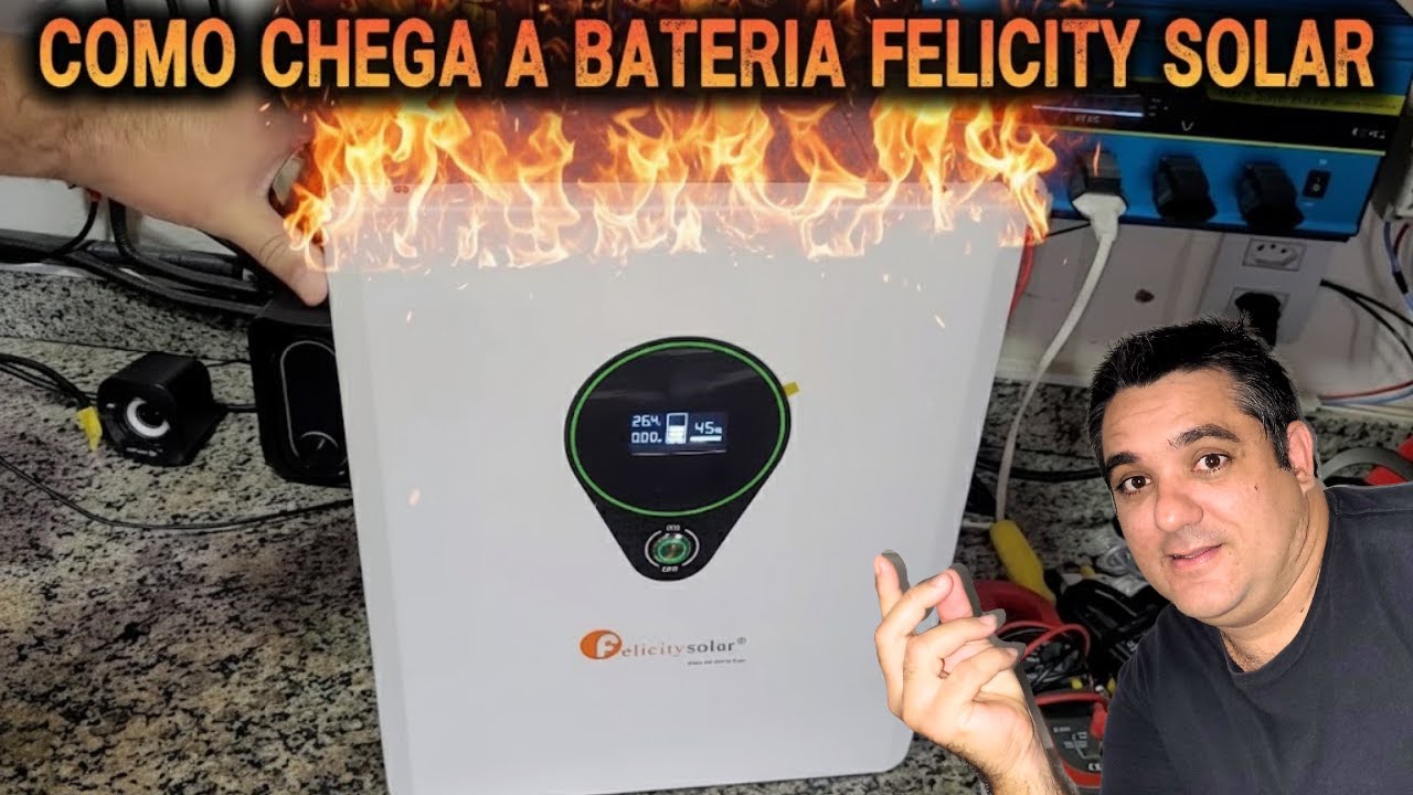 UNBOXING DA GIGANTE! 📦 Bateria LiFePO4 Felicity Solar 24V 100Ah | O que vem na caixa!